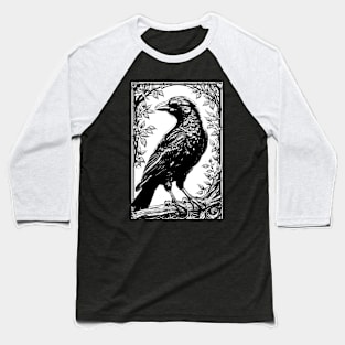 Inked Raven Baseball T-Shirt